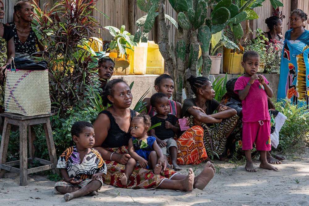 Families with children in Madagascar